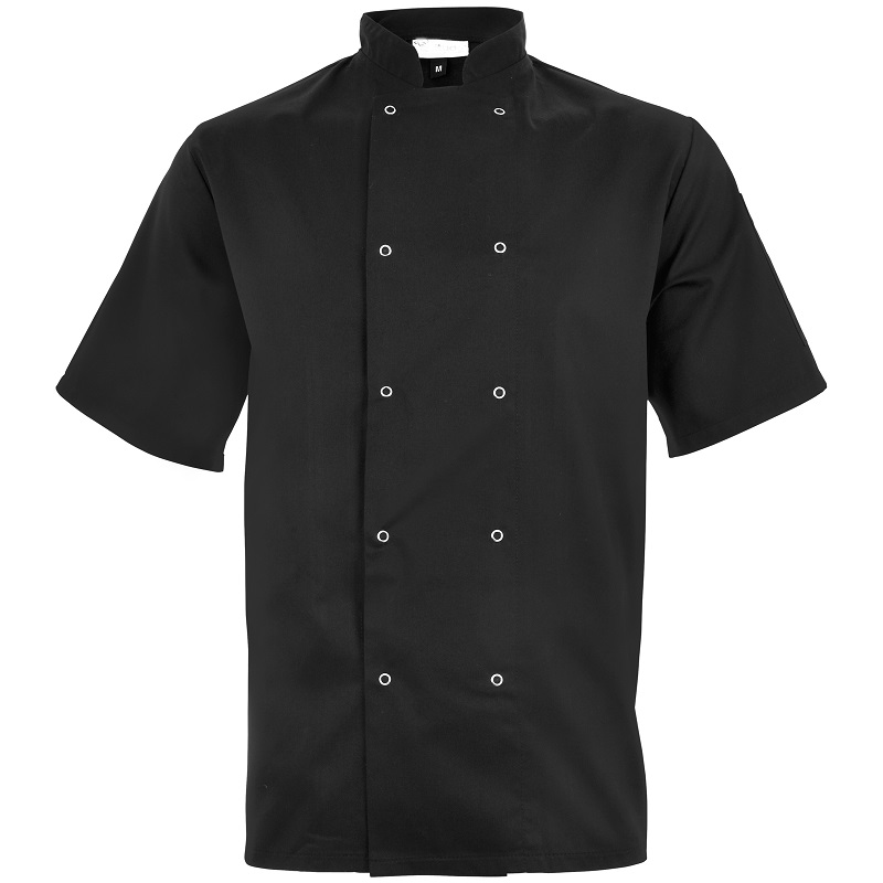 Personalized Chef Coat - Custom Name Embroidered Short Sleeve Jacket For Men & Women Cooks